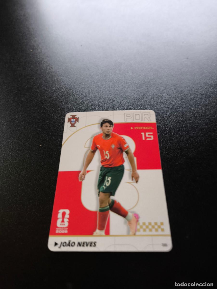 Cromos de f&uacute;tbol: 288 Jo&atilde;o Neves PORTUGAL PANINI KAYOU FIFA WORLD CUP MUNDIAL 2026 NO LIGA ESTE MEGACRACKS