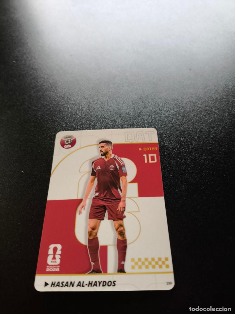 Cromos de f&uacute;tbol: 296 Hasan Al-Haydos QATAR PANINI KAYOU FIFA WORLD CUP MUNDIAL 2026 NO LIGA ESTE MEGACRACKS