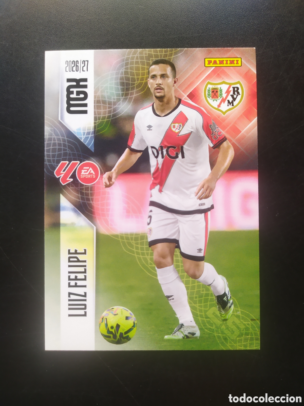 Cromos de f&uacute;tbol: Megacracks 2026 2027 26 27 panini Luiz Felipe n&deg; 296 Rayo Vallecano
