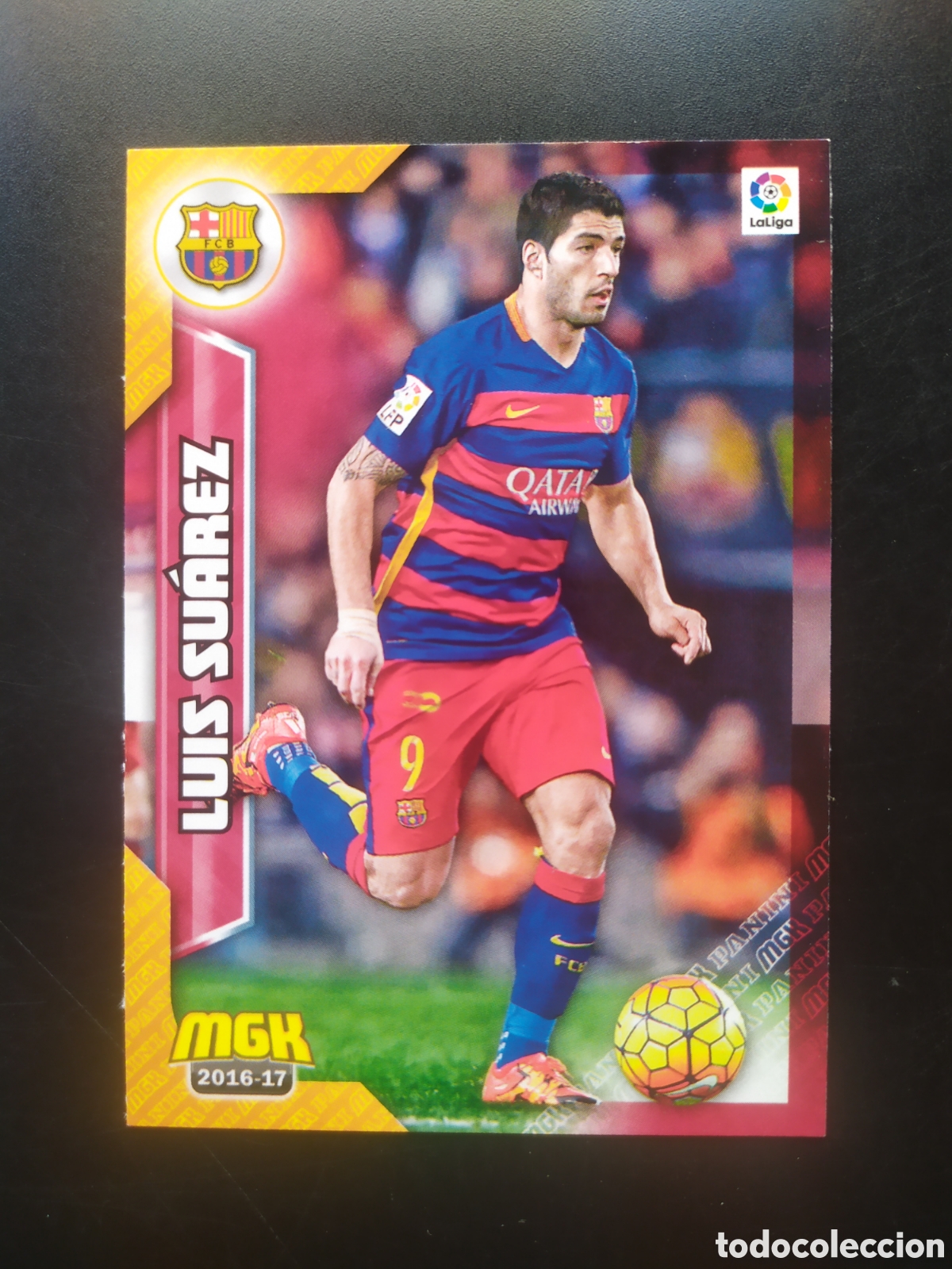 Cromos de f&uacute;tbol: Megacracks 2016 2017 16 17 panini Luis Su&aacute;rez n&deg; 102 Barcelona
