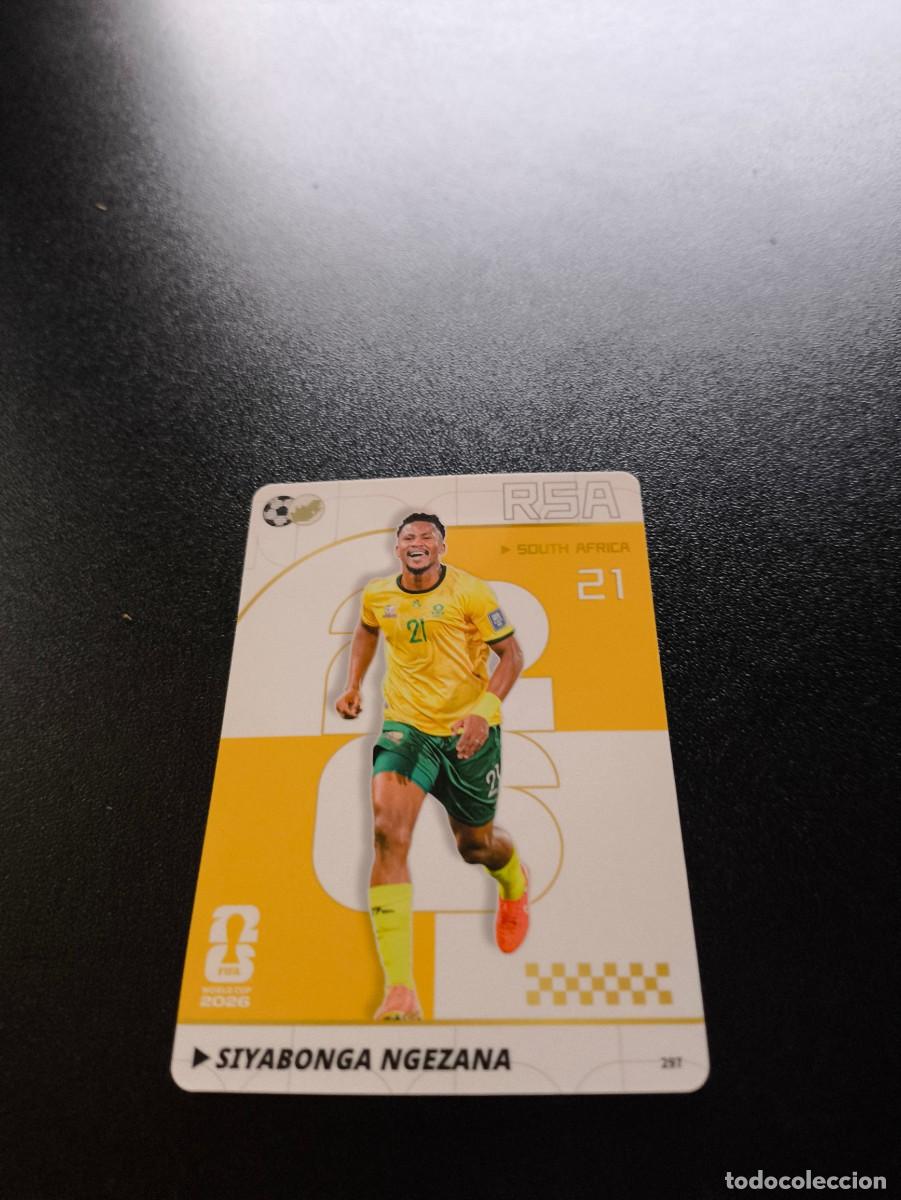 Cromos de f&uacute;tbol: 297 Siyabonga Ngezana South Africa PANINI KAYOU FIFA WORLD CUP MUNDIAL 2026 NO LIGA ESTE MEGACRACKS