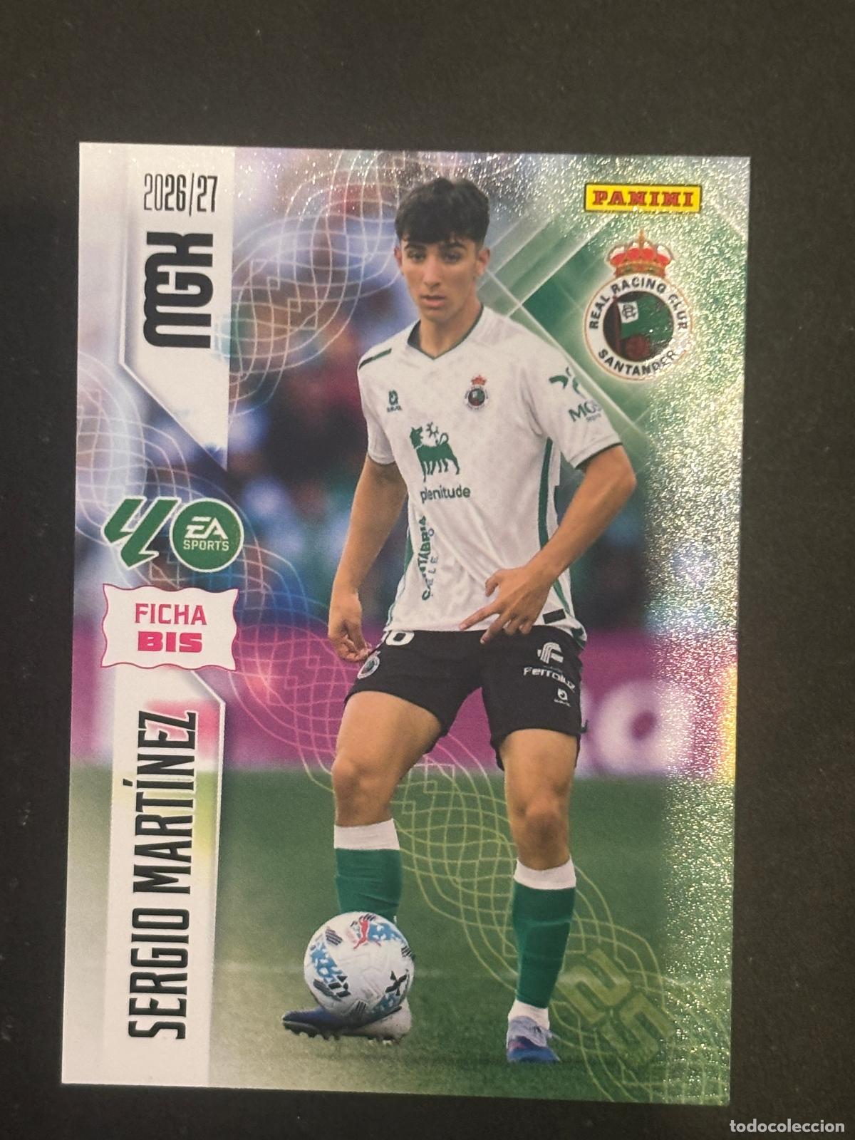 Cromos de f&uacute;tbol: 283BIS SERGIO MART&Iacute;NEZ RACING 2&ordf; EDICI&Oacute;N MEGACRACKS MGK 26-27 2026-2027 PANINI LIGA