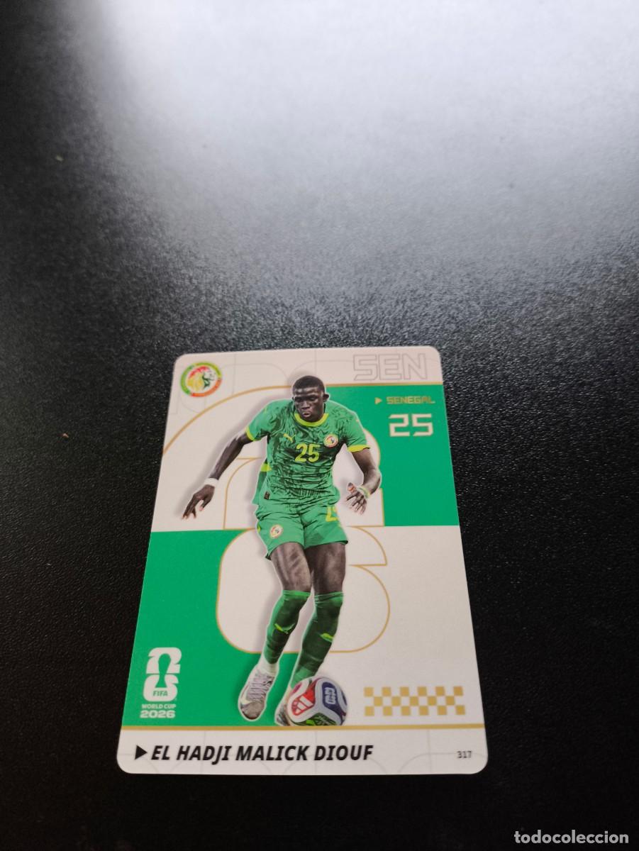 Cromos de f&uacute;tbol: 317 El Hadji Malick Diouf SENEGAL PANINI KAYOU FIFA WORLD CUP MUNDIAL 2026 NO LIGA ESTE MEGACRACKS