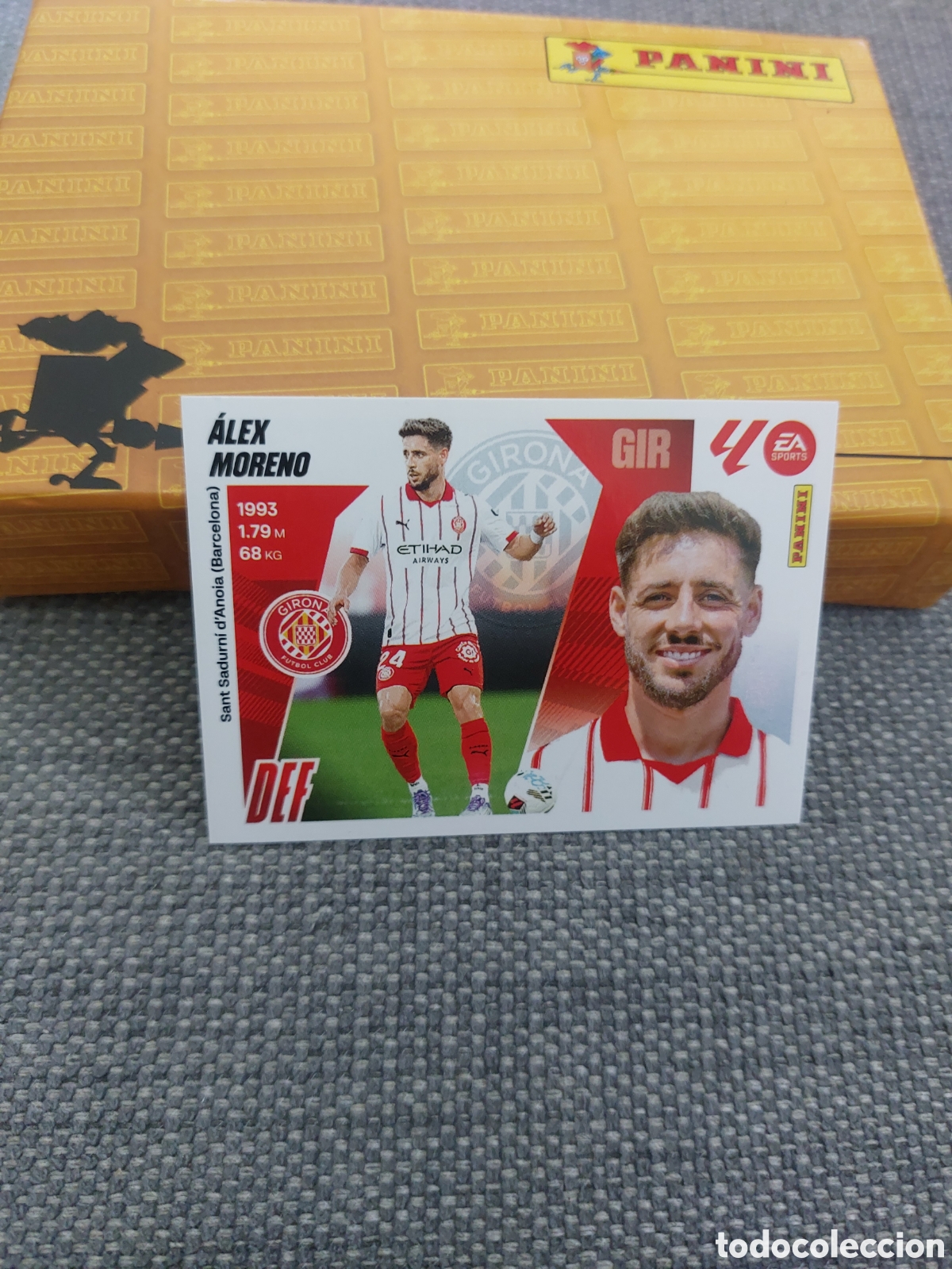 Cromos de f&uacute;tbol: 10 BIS ALEX MORENO GIRONA PANINI LIGA ESTE 25 26 2025 2026