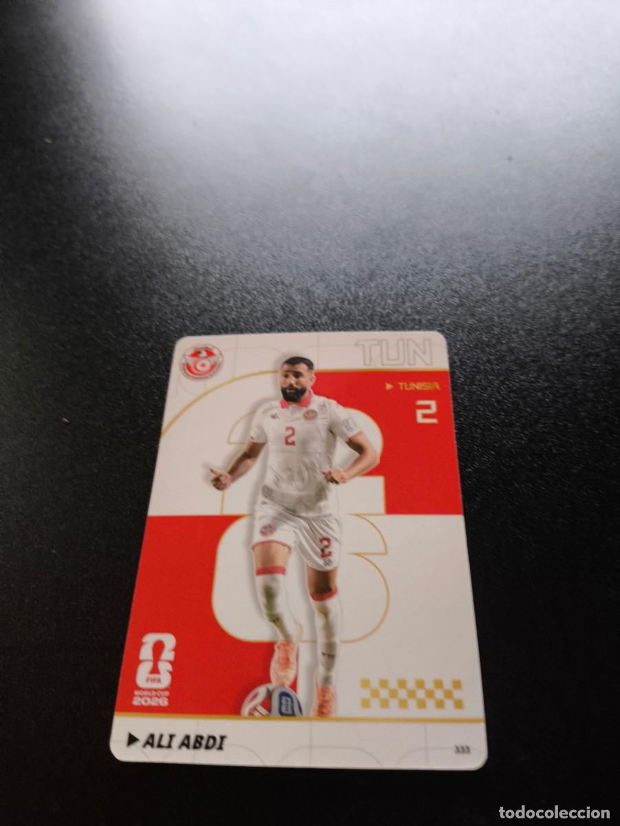 Cromos de f&uacute;tbol: 333 Ali Abdi TUNISIA PANINI KAYOU FIFA WORLD CUP MUNDIAL 2026 NO LIGA ESTE MEGACRACKS