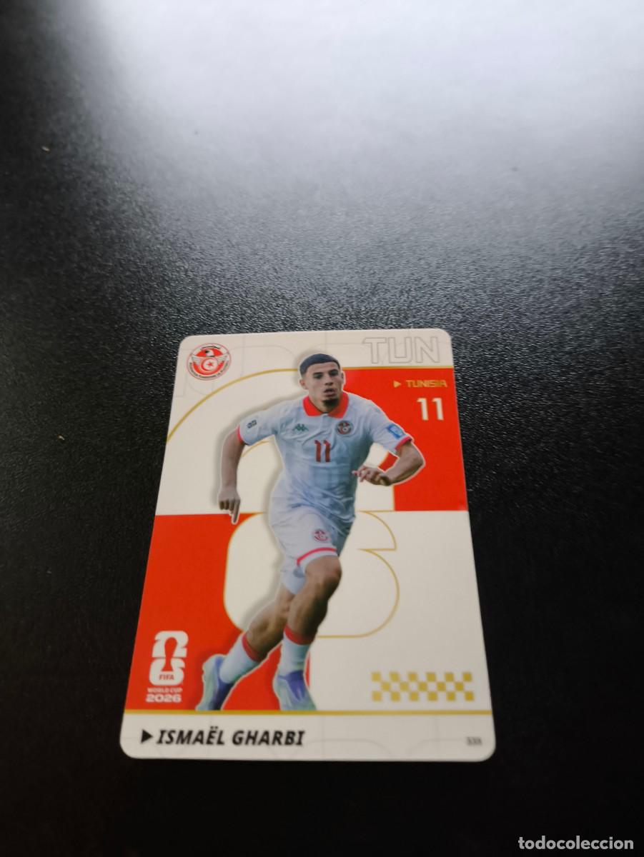 Cromos de f&uacute;tbol: 335 Isma&euml;l Gharbi TUNISIA PANINI KAYOU FIFA WORLD CUP MUNDIAL 2026 NO LIGA ESTE MEGACRACKS