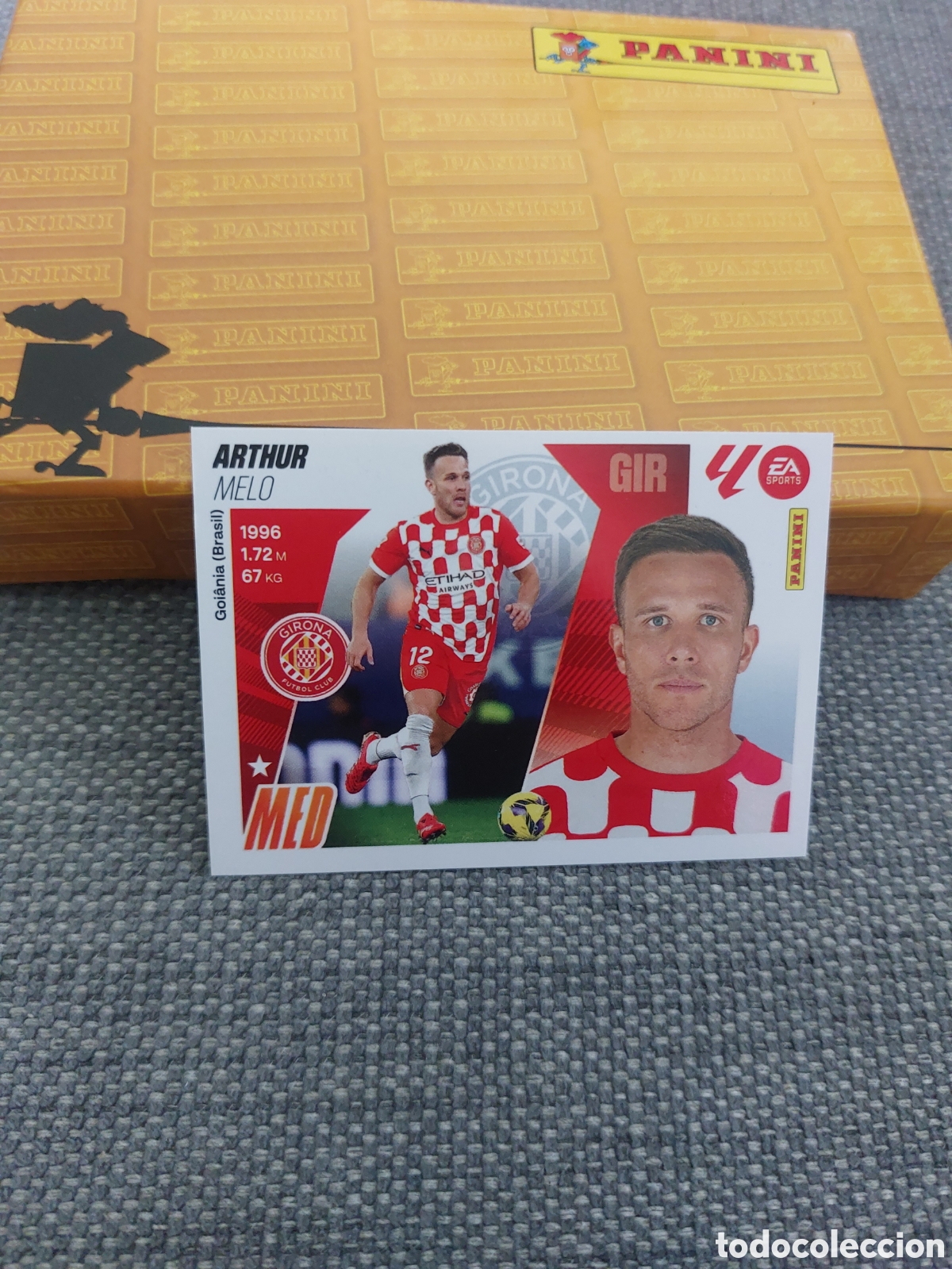 Cromos de f&uacute;tbol: 13 ARTHUR GIRONA PANINI LIGA ESTE 25 26 2025 2026