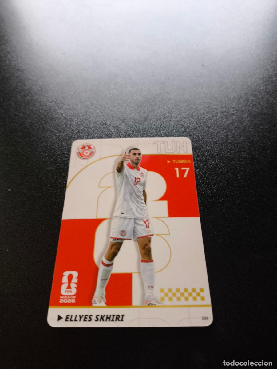 Cromos de f&uacute;tbol: 336 Ellyes Skhiri TUNISIA PANINI KAYOU FIFA WORLD CUP MUNDIAL 2026 NO LIGA ESTE MEGACRACKS