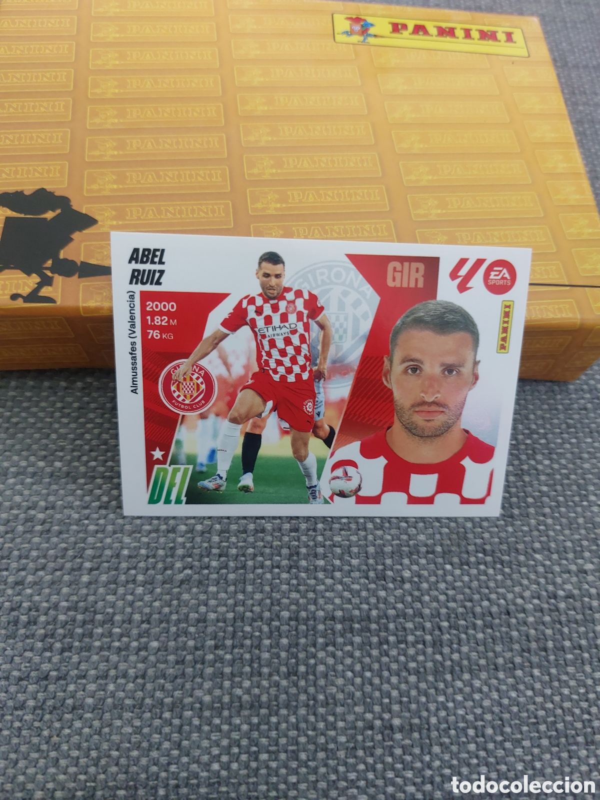 Cromos de f&uacute;tbol: 20A 20 A ABEL RUIZ GIRONA PANINI LIGA ESTE 25 26 2025 2026