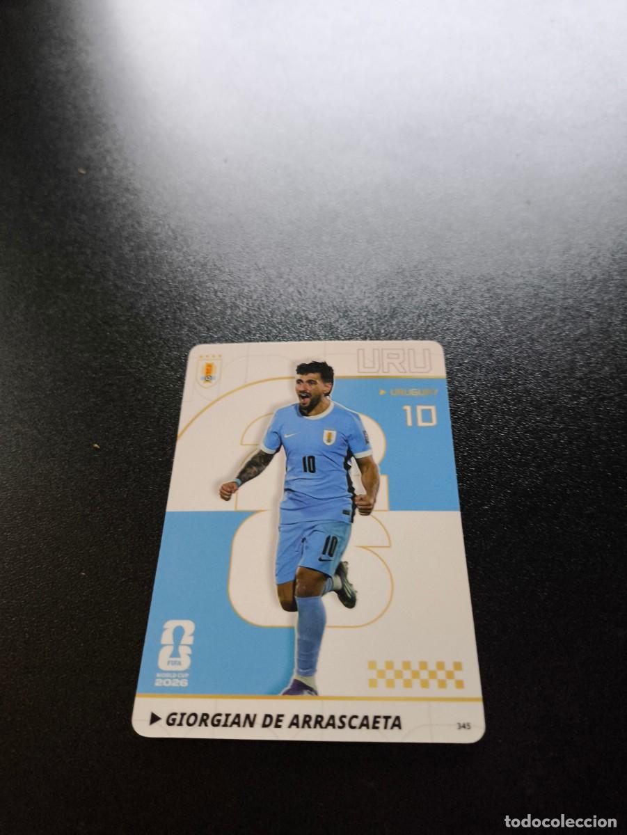 Cromos de f&uacute;tbol: 345 Giorgian De Arrascaeta URUGUAY PANINI KAYOU FIFA WORLD CUP MUNDIAL 2026 NO LIGA ESTE MEGACRACKS