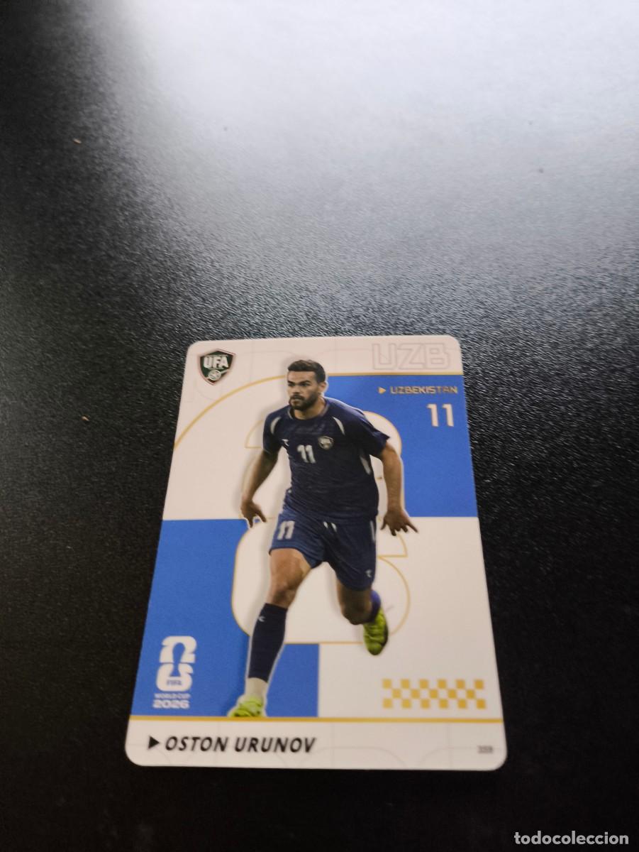 Cromos de f&uacute;tbol: 359 Oston Urunov Uzbekistan PANINI KAYOU FIFA WORLD CUP MUNDIAL 2026 NO LIGA ESTE MEGACRACKS