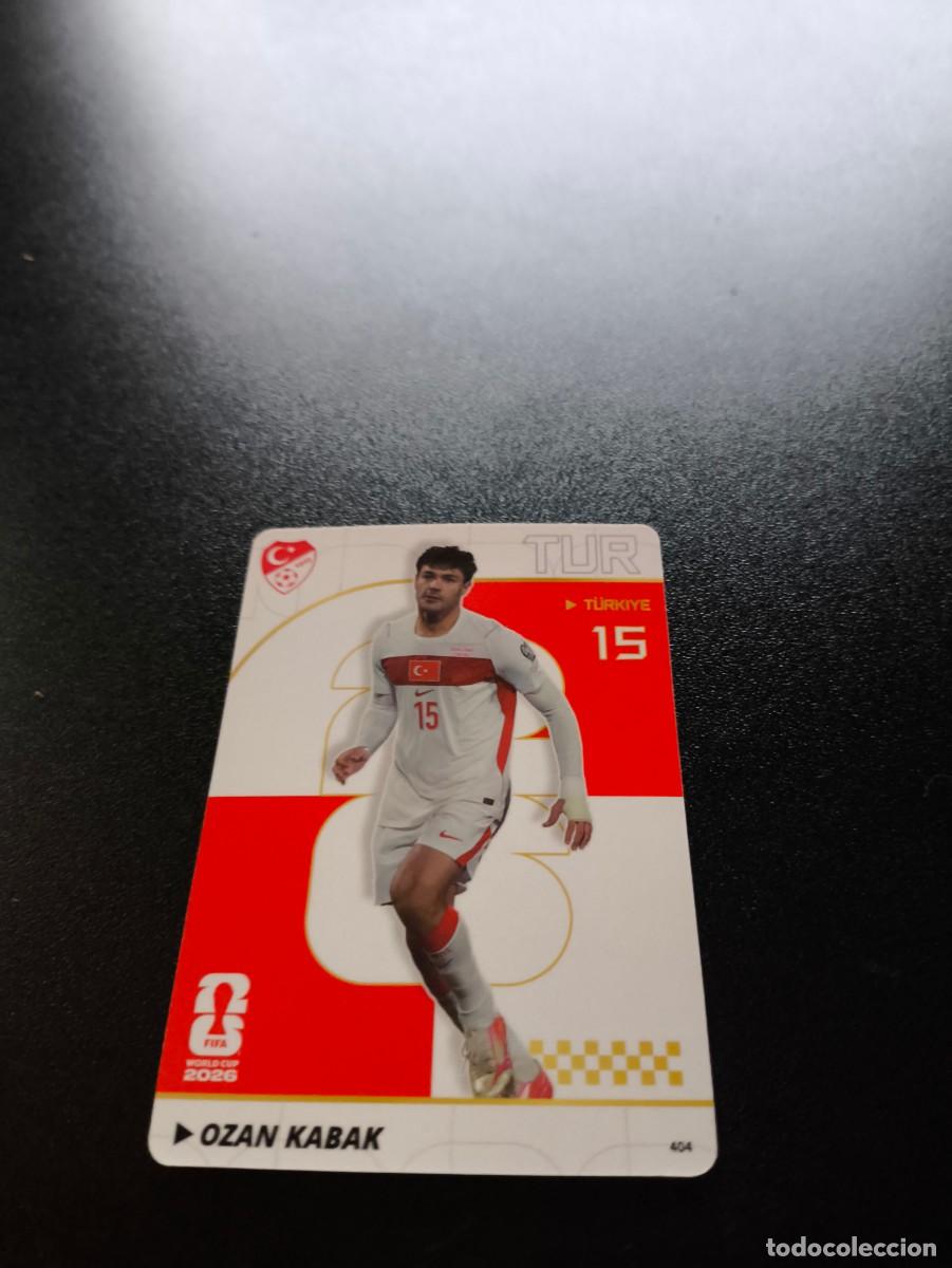 Cromos de f&uacute;tbol: 404 Ozan Kabak T&uuml;rkiye PANINI KAYOU FIFA WORLD CUP MUNDIAL 2026 NO LIGA ESTE MEGACRACKS