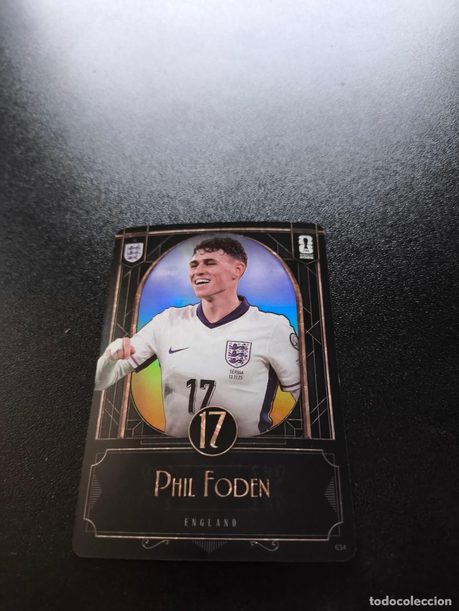 Cromos de f&uacute;tbol: 634 Phil Foden ENGLAND SUPERSTAR PANINI KAYOU FIFA WORLD CUP MUNDIAL 2026 N LIGA ESTE MEGACRACKS