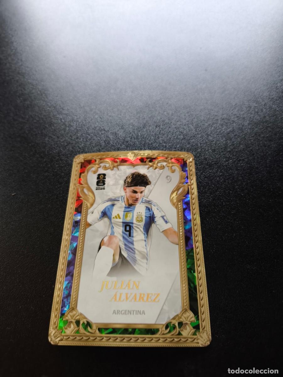Cromos de f&uacute;tbol: 691 Juli&aacute;n &Aacute;lvarez ARGENTINA GOLDEN PANINI KAYOU FIFA WORLD CUP MUNDIAL 2026 LIGA ESTE MEGACRACKS