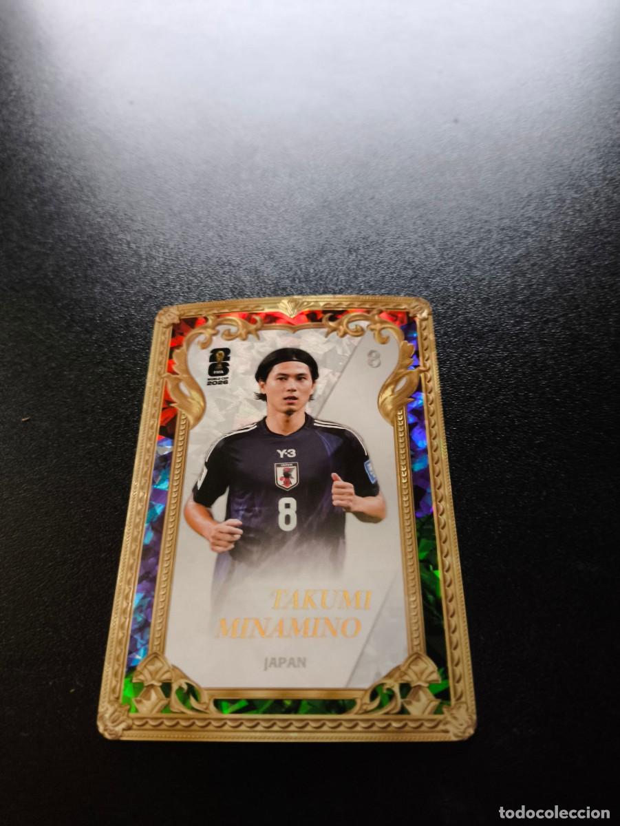 Cromos de f&uacute;tbol: 721 Takumi Minamino JAPAN GOLDEN PANINI KAYOU FIFA WORLD CUP MUNDIAL 2026 LIGA ESTE MEGACRACKS