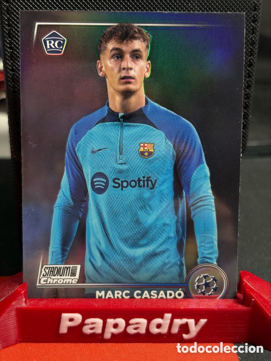Football Stickers: Topps Chrome Stadium Club CL 22/23 Nr. 55 Marc Casado Rookie RC FC Barcelona