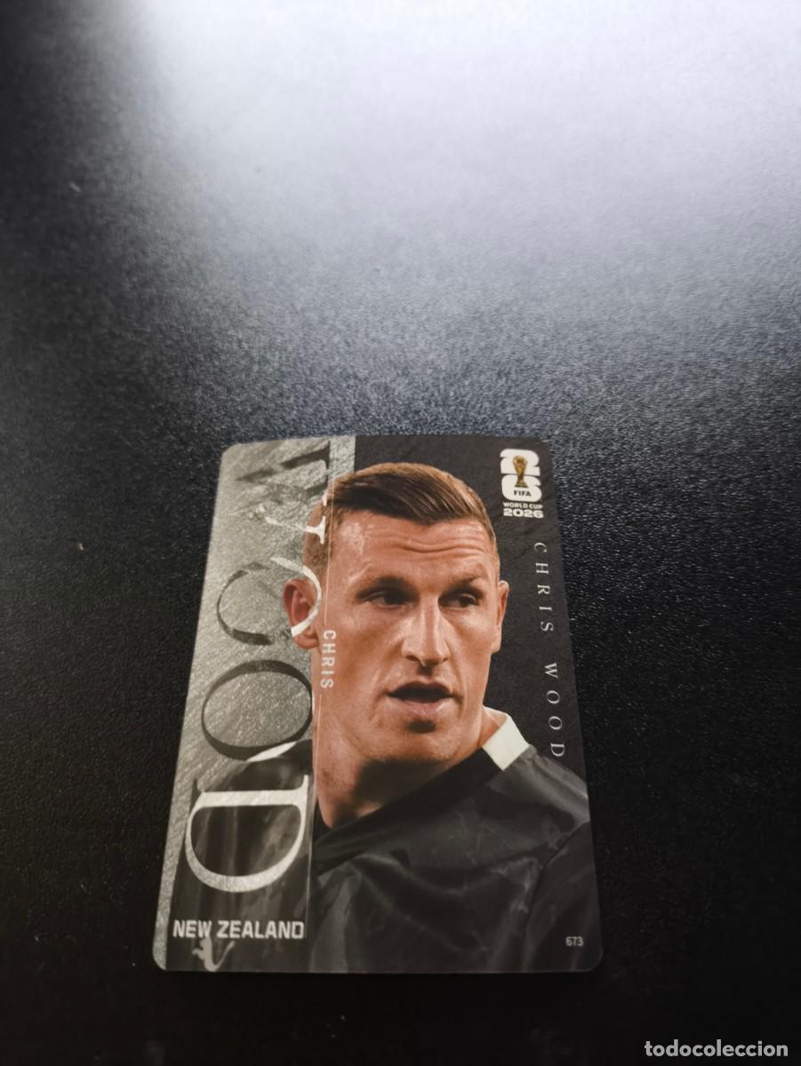 Cromos de f&uacute;tbol: 673 Chris Wood New Zealand LEGEND PANINI KAYOU FIFA WORLD CUP MUNDIAL 2026 LIGA ESTE MEGACRACKS