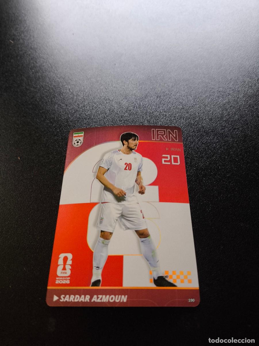 Cromos de f&uacute;tbol: 190 Sardar Azmoun IRAN RED PALLAREL PANINI KAYOU FIFA WORLD CUP MUNDIAL 2026 LIGA ESTE MEGACRACKS