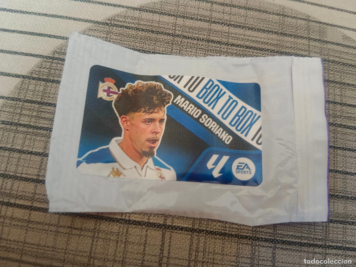 Cromos de f&uacute;tbol: TEMPORADA 2026 2027 26 27 CHICLE BOX TO BOX MARIO SORIANO DEPORTIVO DE LA CORU&Ntilde;A ESTE