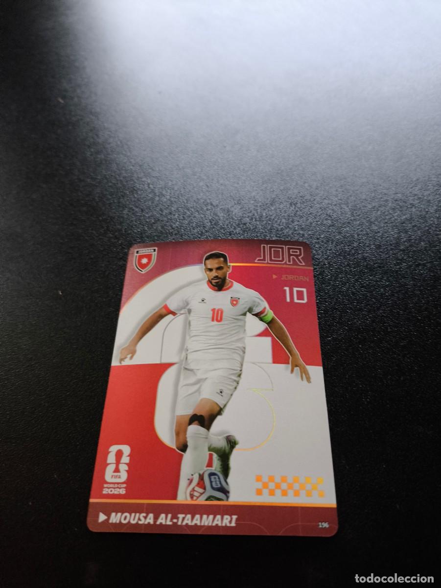 Cromos de f&uacute;tbol: 196 Al-Taamari JORDAN RED PALLAREL PANINI KAYOU FIFA WORLD CUP MUNDIAL 2026 LIGA ESTE MEGACRACKS
