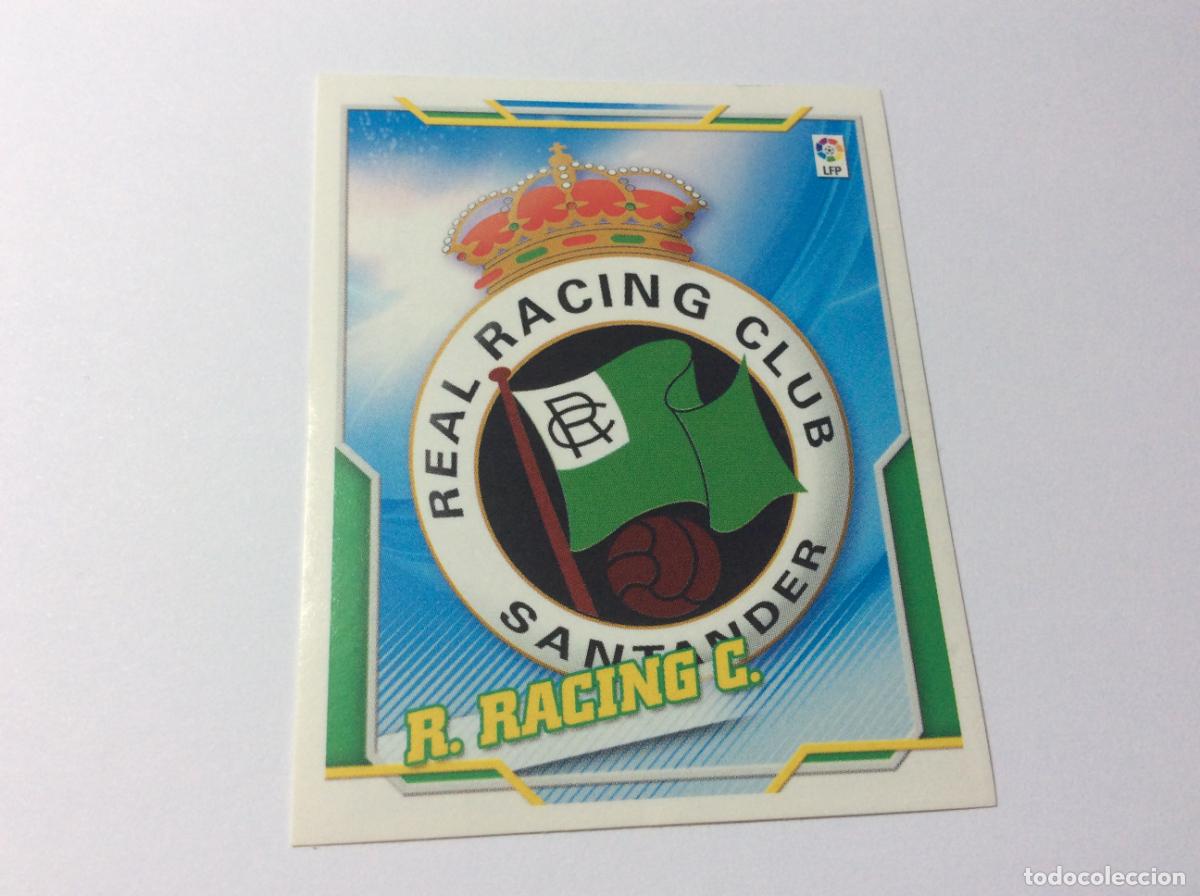 Cromos de f&uacute;tbol: Escudo Racing Santander Liga Este 2010 2011 10 11 Panini