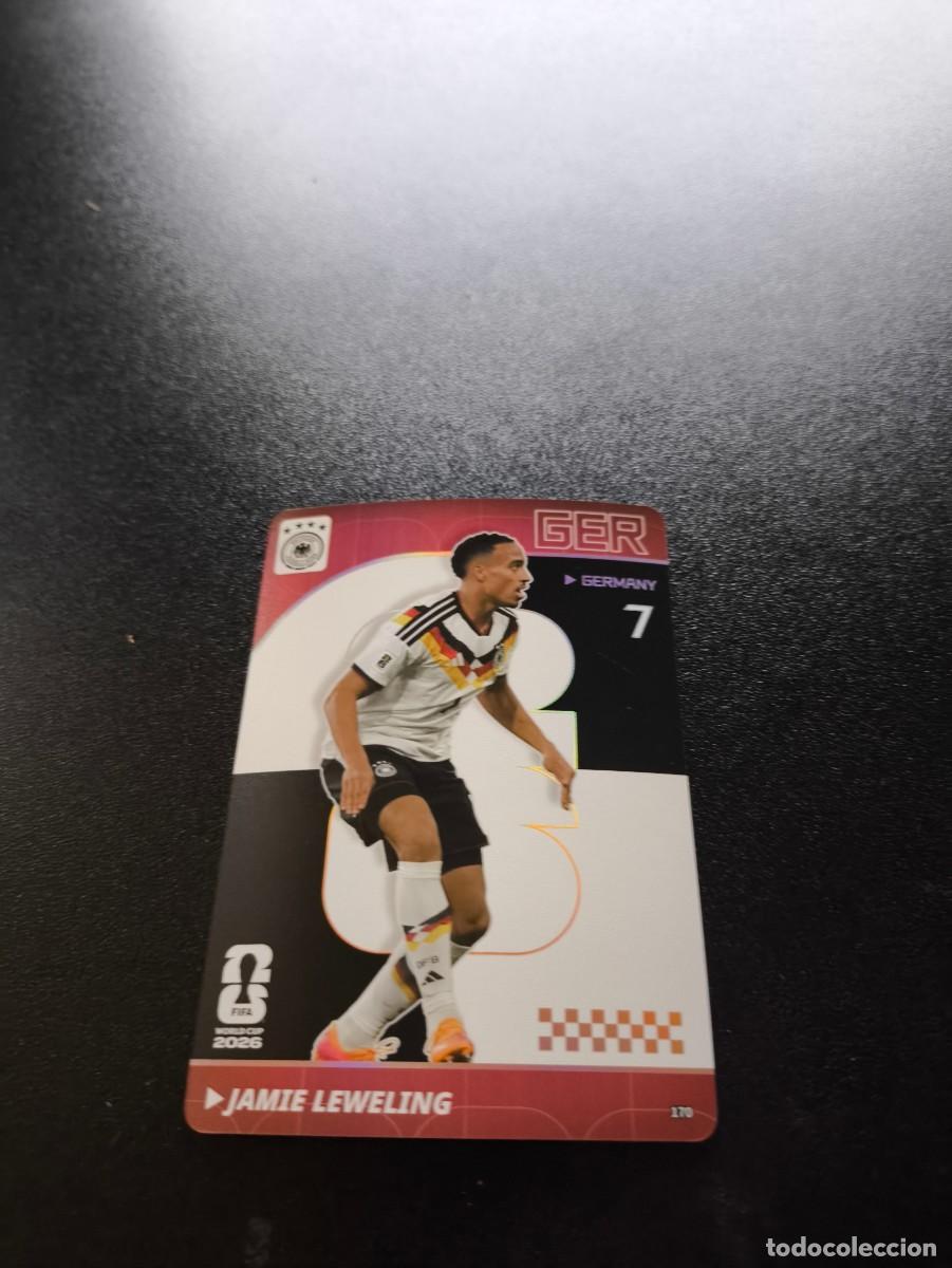 Cromos de f&uacute;tbol: 170 Leweling GERMANY RED PALLAREL PANINI KAYOU FIFA WORLD CUP MUNDIAL 2026 LIGA ESTE MEGACRACKS