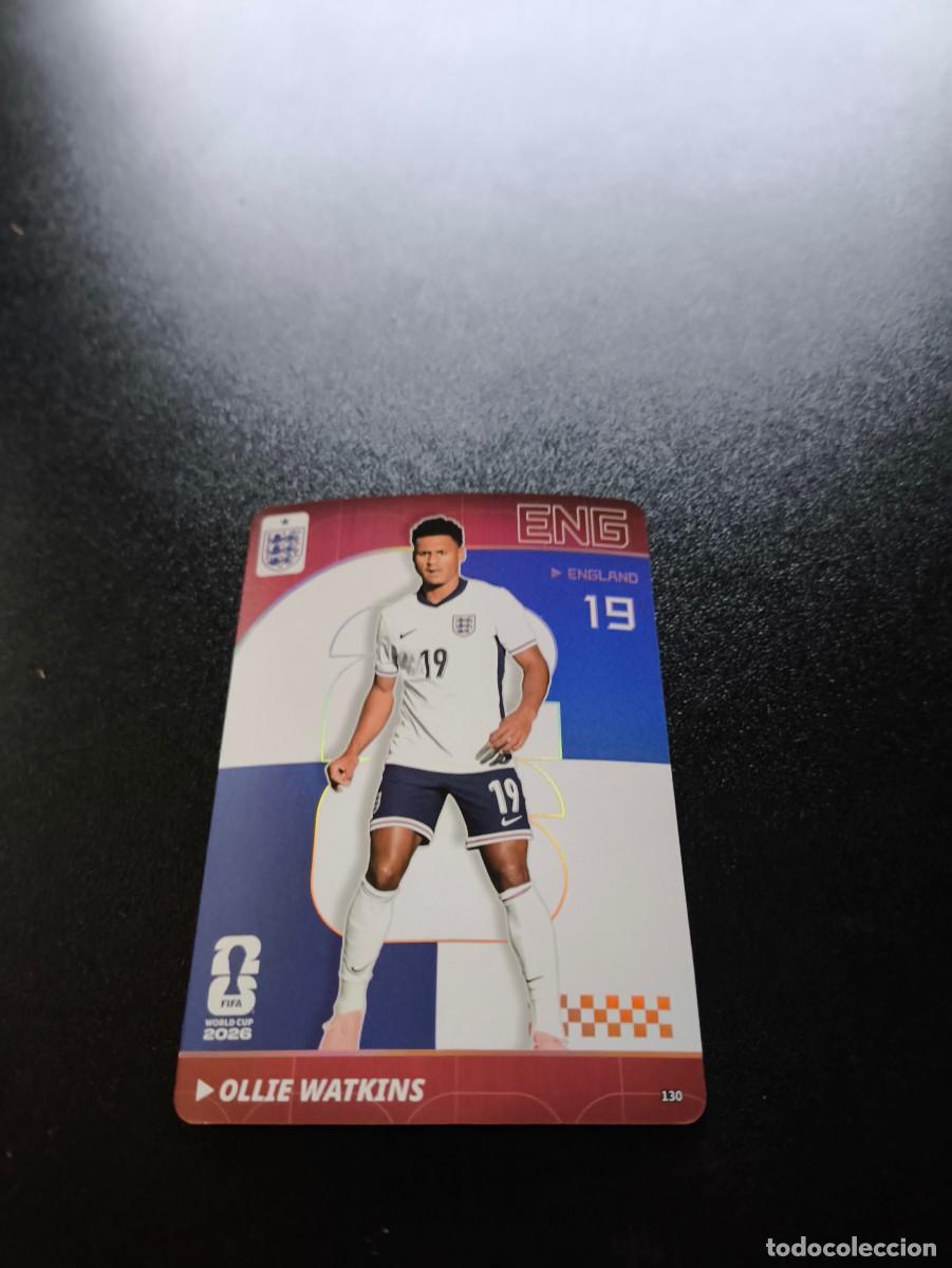 Cromos de f&uacute;tbol: 130 Ollie Watkins ENGLAND RED PALLAREL PANINI KAYOU FIFA WORLD CUP MUNDIAL 2026 LIGA ESTE MEGACRACKS
