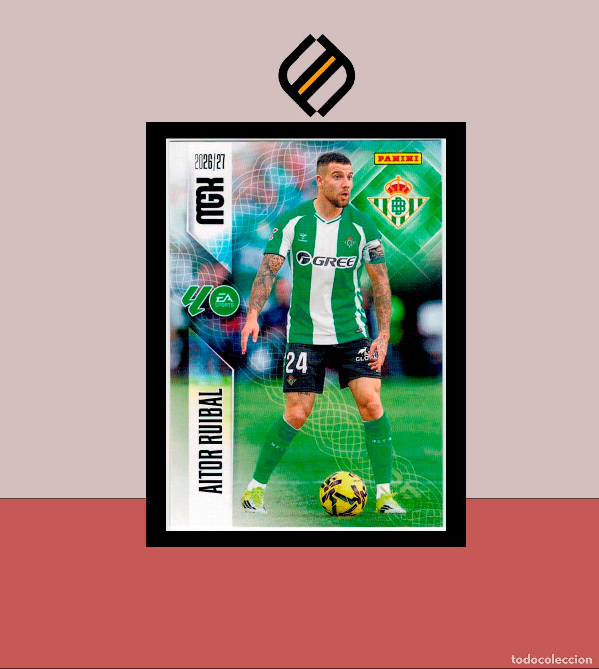 Cromos de f&uacute;tbol: MEGACRACKS 2026 2027 26 27 PANINI N&ordm; 94 AITOR RUIBAL REAL BETIS COLECCI&Oacute;N ALB&Uacute;M MGK