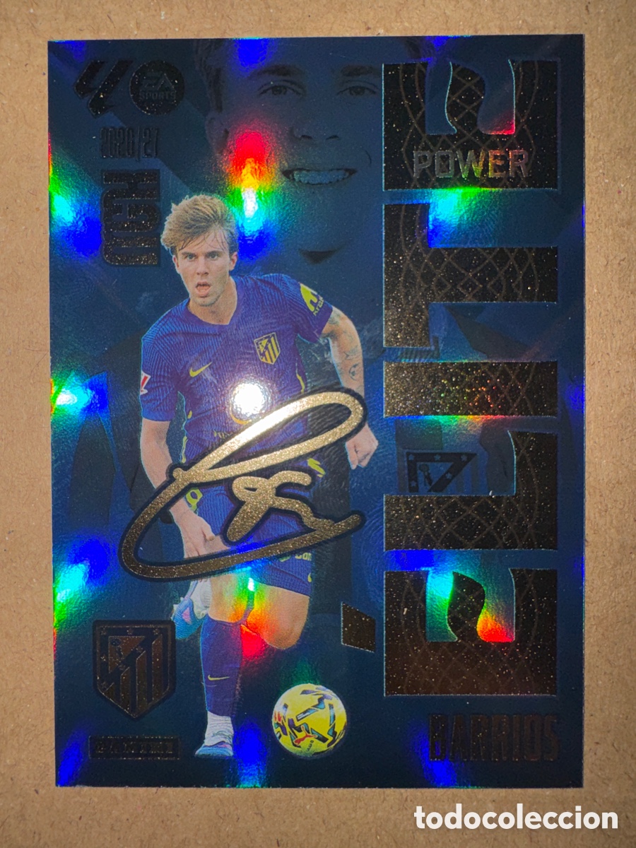 Cromos de f&uacute;tbol: # P1 1 Barrios Atl&eacute;tico de Madrid ELITE POWER Megacracks 26 27 2026 2027
