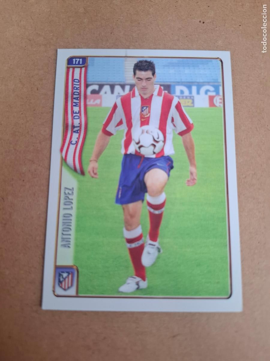 Cromos de Futebol: MUNDICROMO 2004 2005 04 05 - 171 ANTONIO L&Oacute;PEZ - AT. MADRID