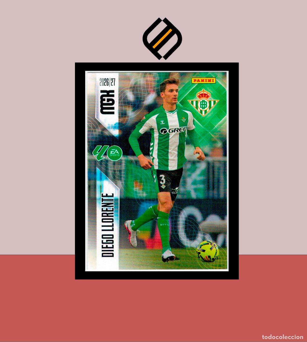 Fu&szlig;ball-Sticker: MEGACRACKS 2026 2027 26 27 PANINI N&ordm; 96 DIEGO LLORENTE REAL BETIS COLECCI&Oacute;N ALB&Uacute;M MGK