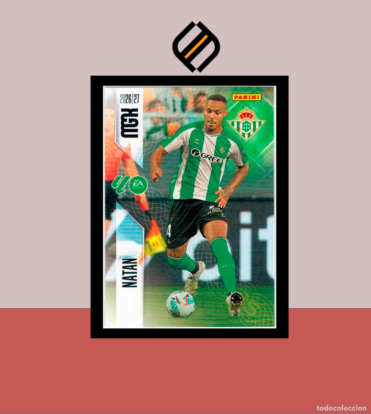 Fu&szlig;ball-Sticker: MEGACRACKS 2026 2027 26 27 PANINI N&ordm; 97 NATAN REAL BETIS COLECCI&Oacute;N ALB&Uacute;M MGK