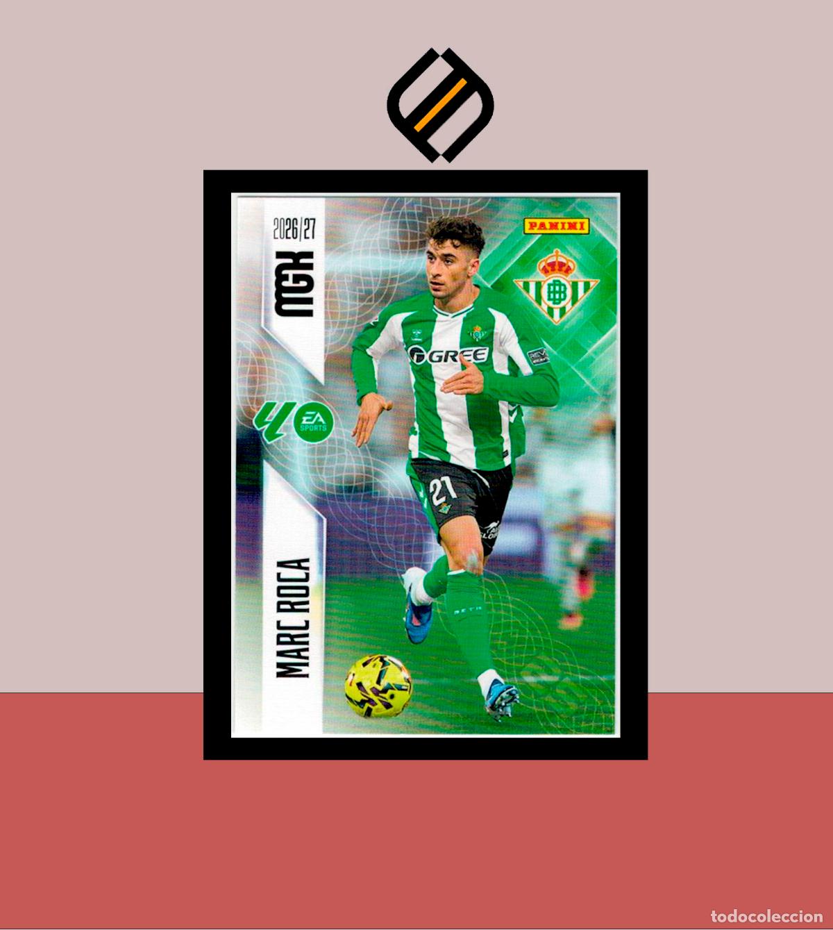 Fu&szlig;ball-Sticker: MEGACRACKS 2026 2027 26 27 PANINI N&ordm; 99 MARC ROCA REAL BETIS COLECCI&Oacute;N ALB&Uacute;M MGK