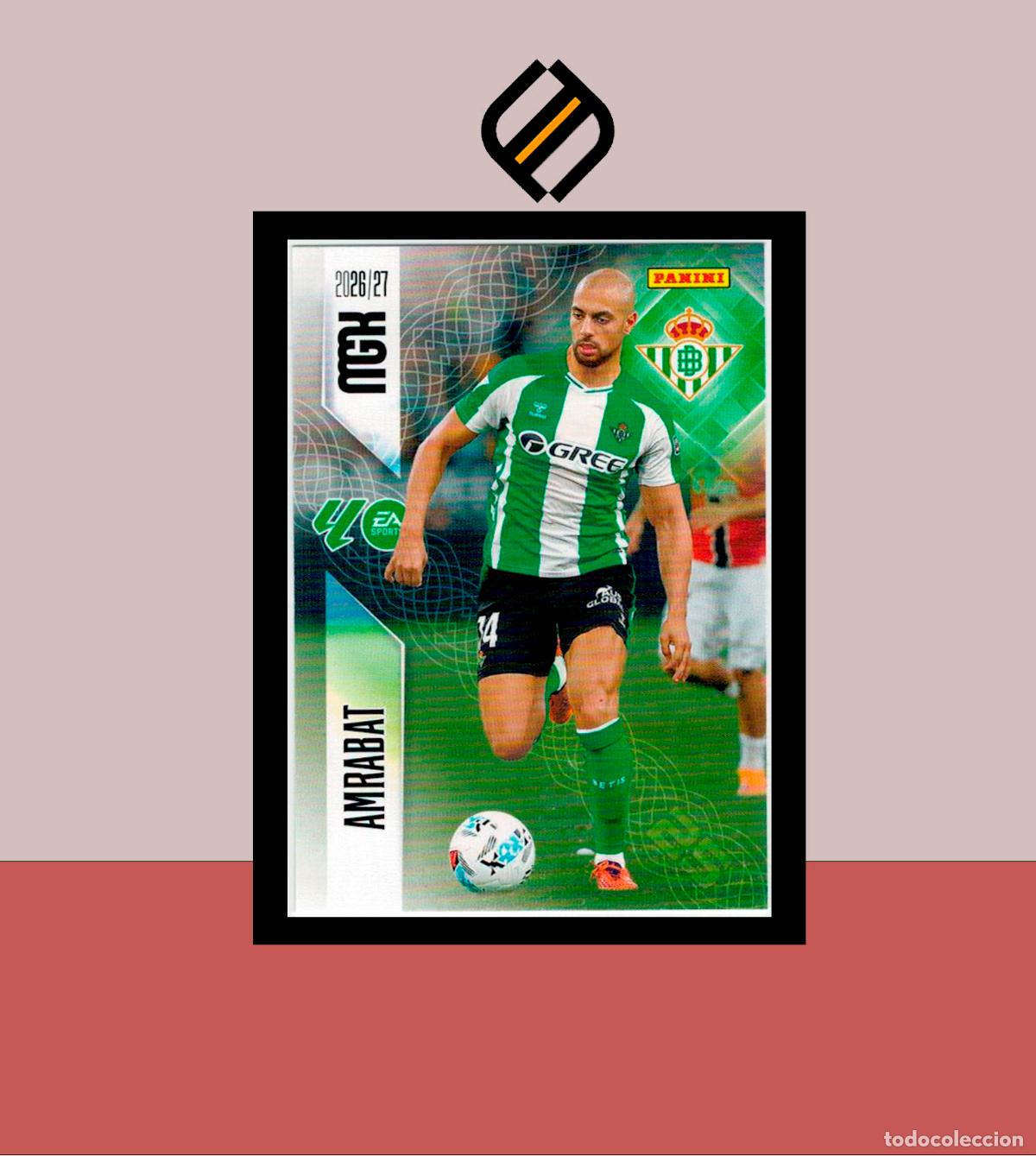 Fu&szlig;ball-Sticker: MEGACRACKS 2026 2027 26 27 PANINI N&ordm; 100 AMRABAT REAL BETIS COLECCI&Oacute;N ALB&Uacute;M MGK