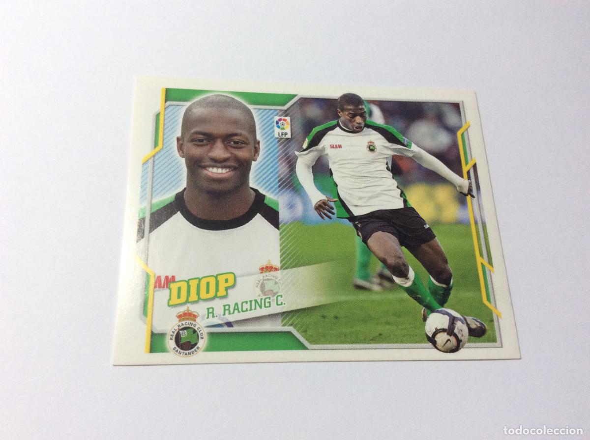 Fu&szlig;ball-Sticker: Diop Racing Santander Liga Este 2010 2011 10 11 Panini