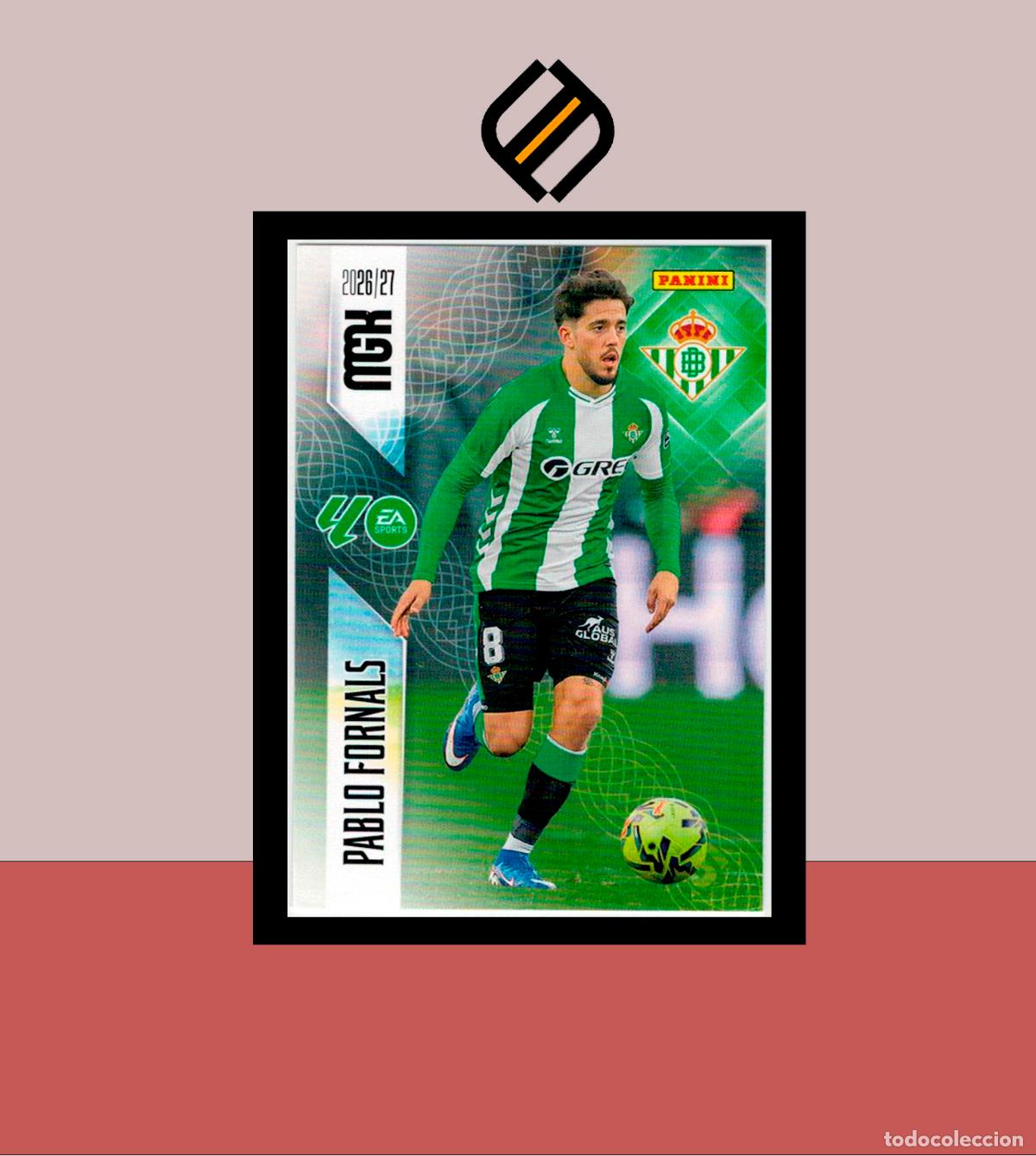 Cromos de f&uacute;tbol: MEGACRACKS 2026 2027 26 27 PANINI N&ordm; 102 PABLO FORNALS REAL BETIS COLECCI&Oacute;N ALB&Uacute;M MGK