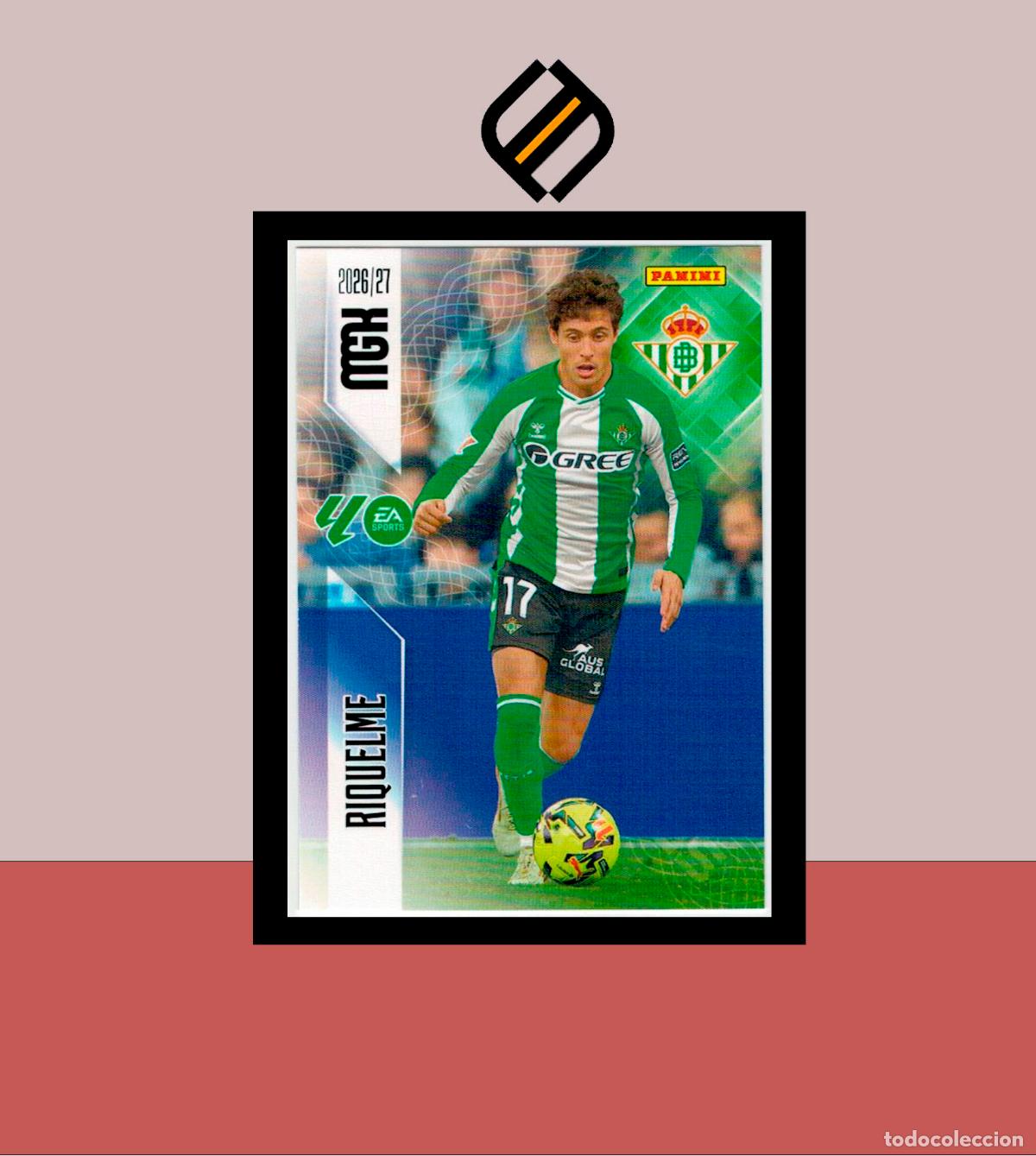 Cromos de f&uacute;tbol: MEGACRACKS 2026 2027 26 27 PANINI N&ordm; 105 RIQUELME REAL BETIS COLECCI&Oacute;N ALB&Uacute;M MGK