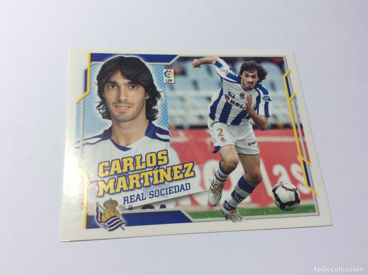 Cromos de f&uacute;tbol: Carlos Mart&iacute;nez Real Sociedad Liga Este 2010 2011 10 11 Panini