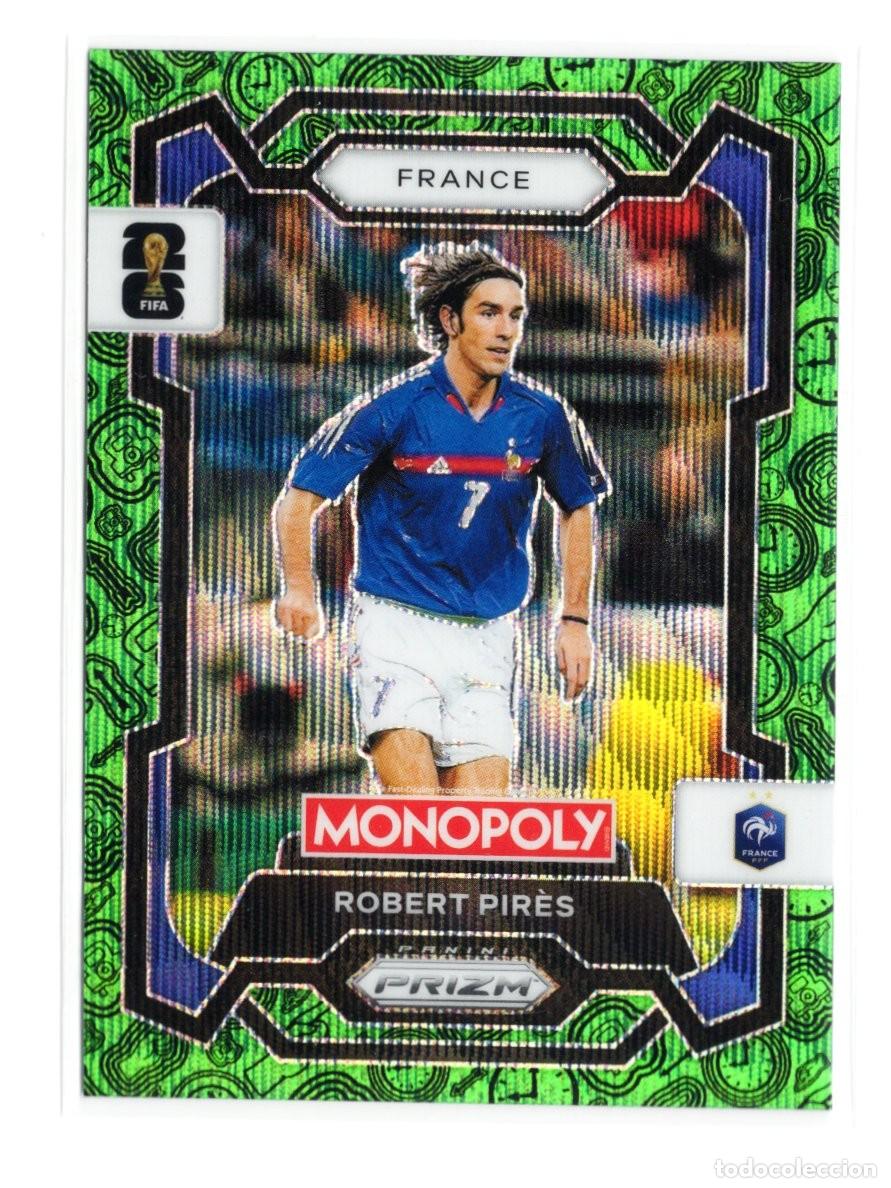 Cromos de f&uacute;tbol: Pires Verde Green Paralelo Panini Prizm Monopoly World Cup 2026