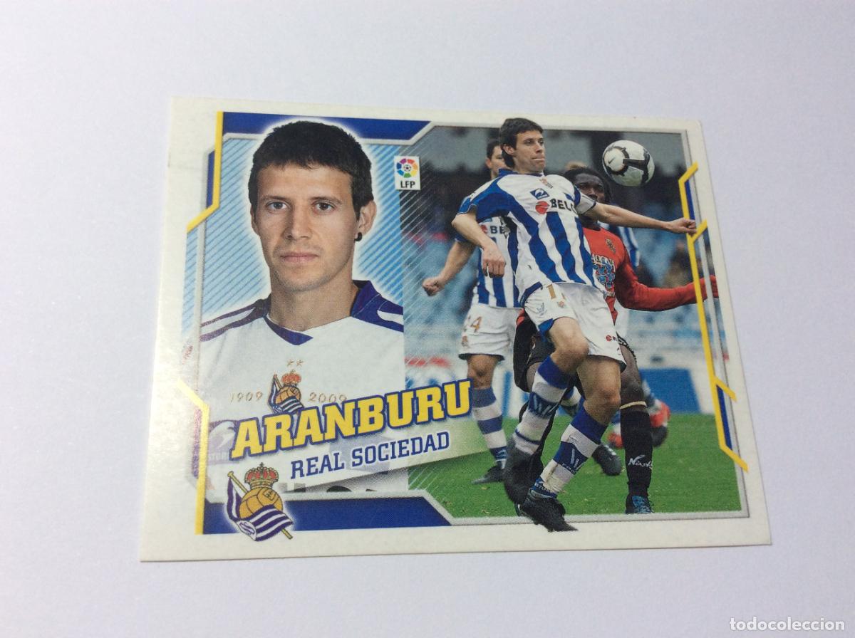 Cromos de f&uacute;tbol: Aranburu Real Sociedad Liga Este 2010 2011 10 11 Panini