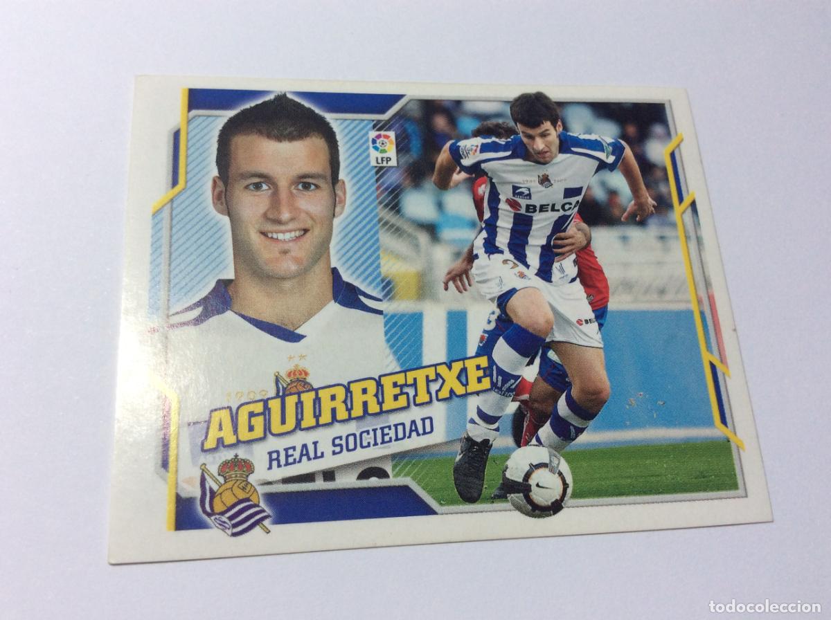 Cromos de f&uacute;tbol: Aguirretxe Real Sociedad Liga Este 2010 2011 10 11 Panini