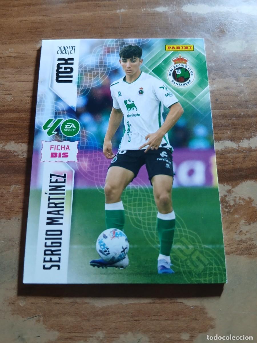 Cromos de f&uacute;tbol: CARD MEGACRACKS TEMPORADA 26/27: FICHA BIS SERGIO MARTINEZ, N&deg; 283 BIS