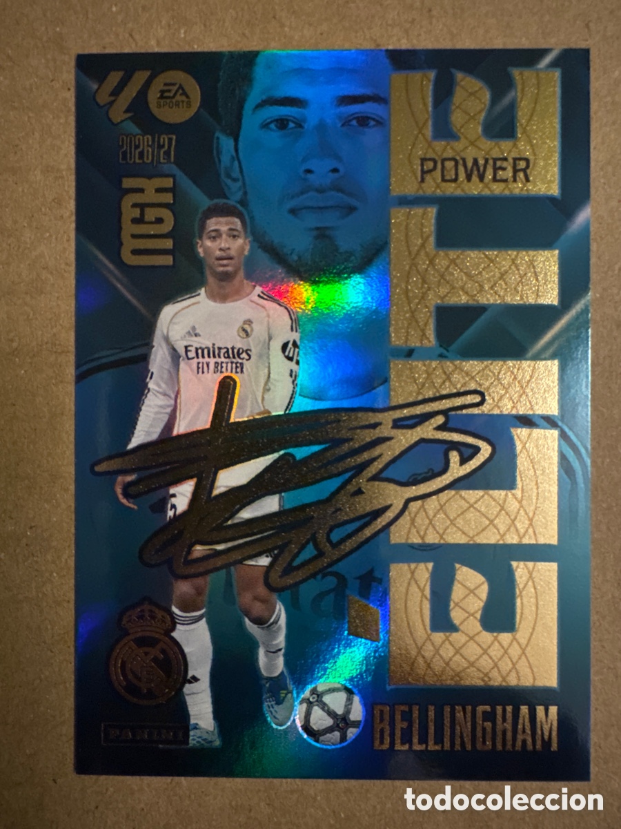 Cromos de f&uacute;tbol: # 2P 2 P Bellingham Real Madrid ELITE POWER Megacracks 26 27 2026 2027