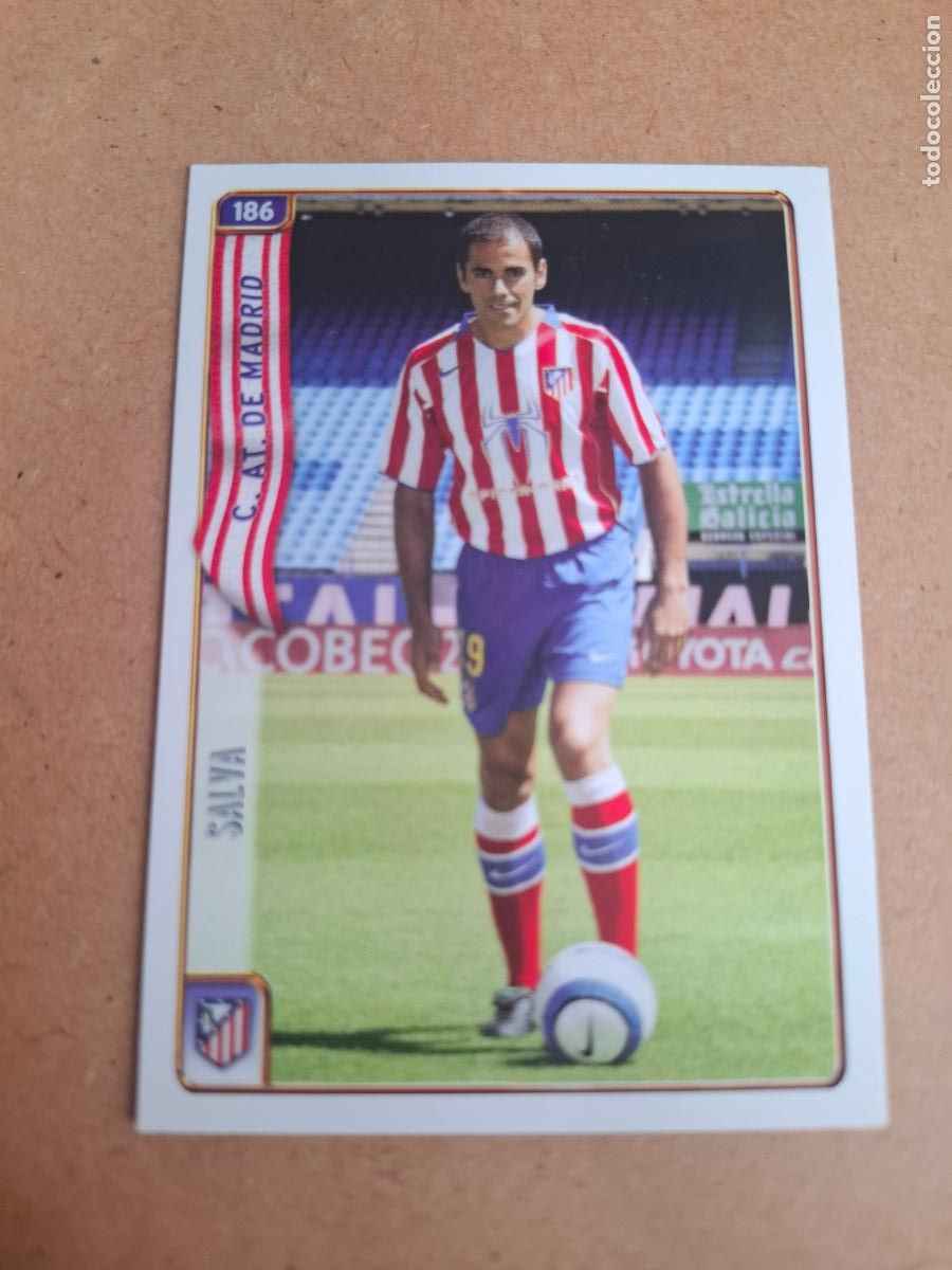 Cromos de f&uacute;tbol: MUNDICROMO 2004 2005 04 05 - 186 SALVA - AT. MADRID