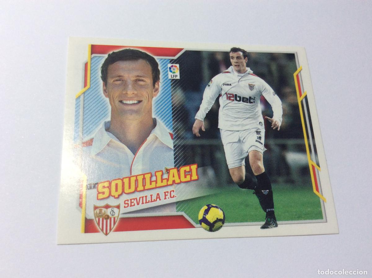 Cromos de f&uacute;tbol: Squillaci Sevilla FC Liga Este 2010 2011 10 11 Panini