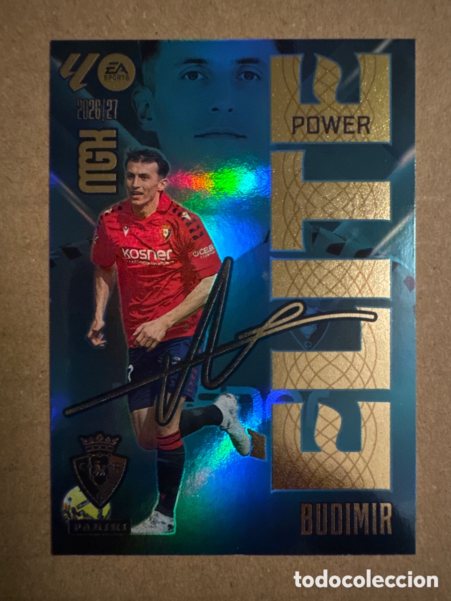 Cromos de f&uacute;tbol: # 3P P 3 Budimir Osasuna ELITE POWER Megacracks 26 27 2026 2027