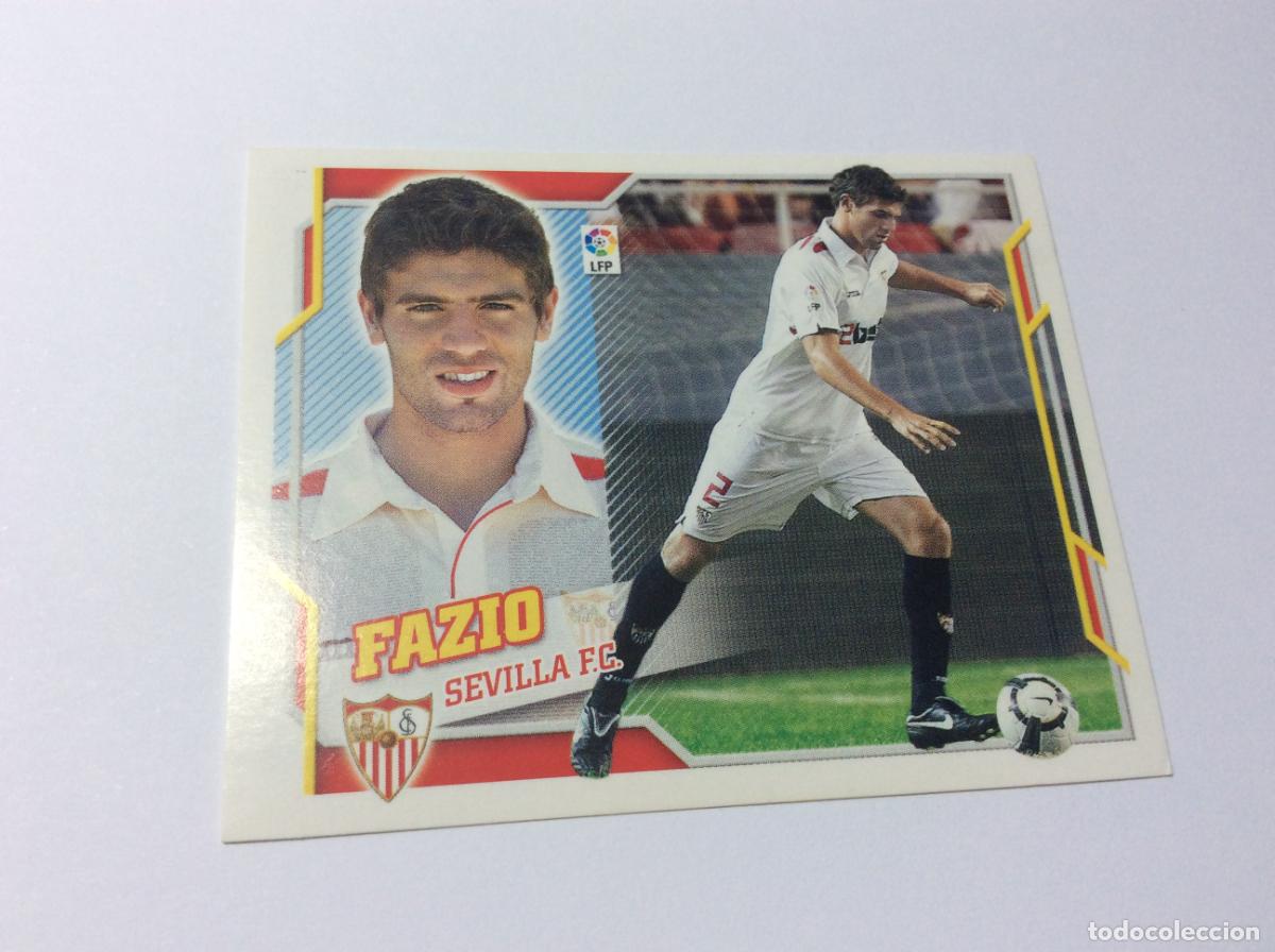Cromos de f&uacute;tbol: Fazio Sevilla FC Liga Este 2010 2011 10 11 Panini