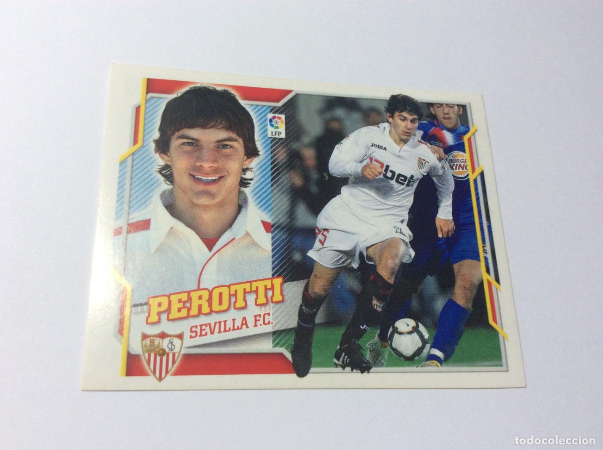 Cromos de f&uacute;tbol: Perotti Sevilla FC Liga Este 2010 2011 10 11 Panini