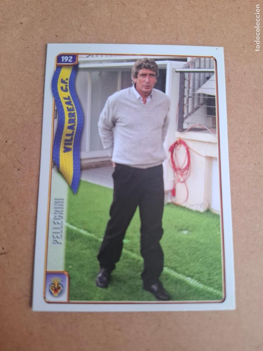 Cromos de f&uacute;tbol: MUNDICROMO 2004 2005 04 05 - 192 PELLEGRINI - VILLARREAL CF