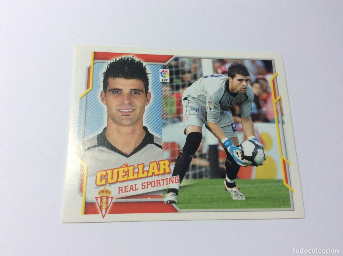 Cromos de f&uacute;tbol: Cuellar Sporting Gij&oacute;n Liga Este 2010 2011 10 11 Panini